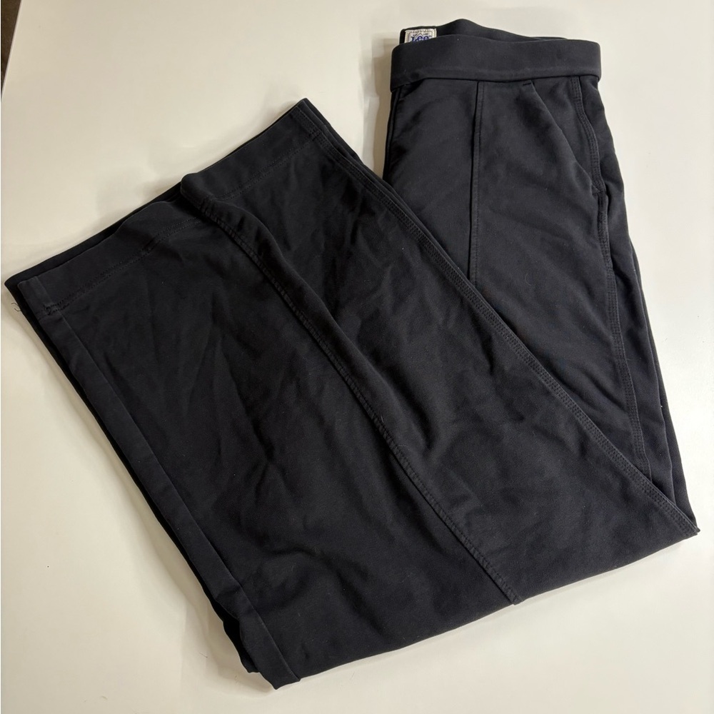 Womens LEE Work Pant Black Straight-Leg Pants
